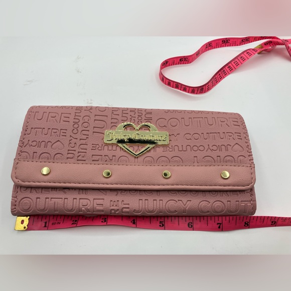 Juicy Couture Pink Embossed Bifold Long Wallet - Picture 10 of 11